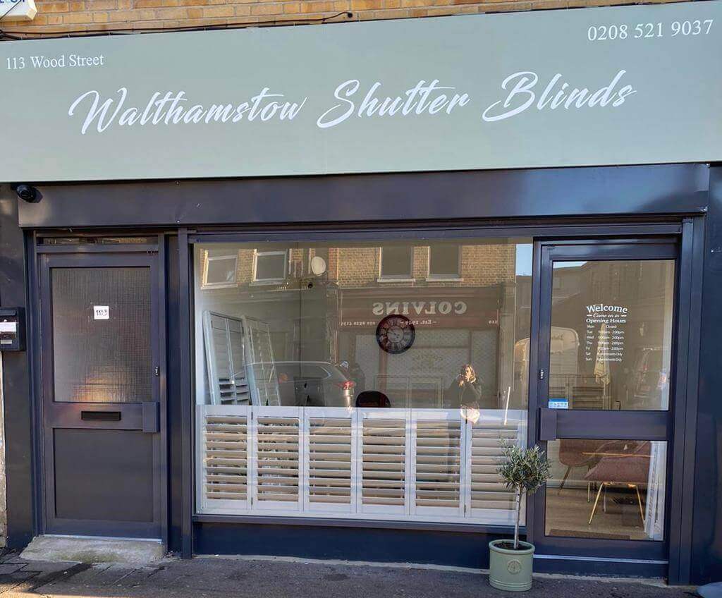 cafe style shutter installation